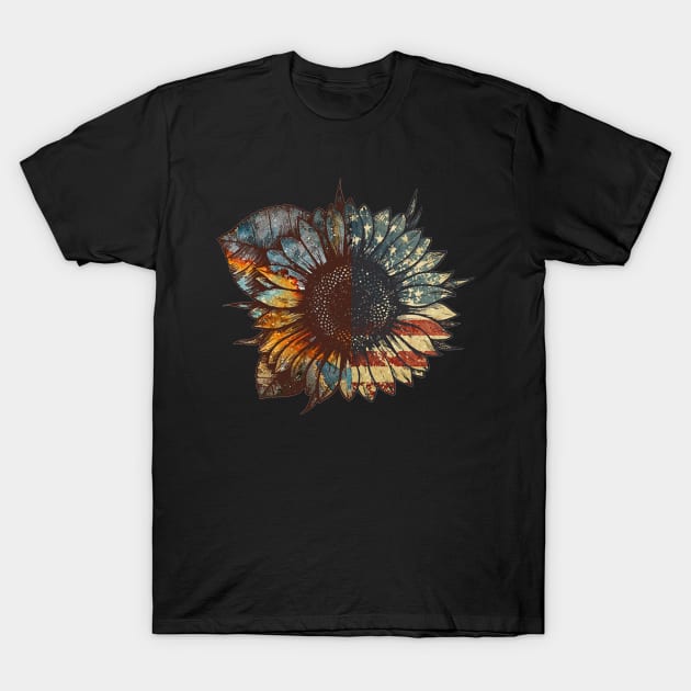 sunflower 4th of july shirt T-Shirt by julieariasdqr887